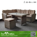ISO 9001 factory five Star quality round rattan sofa set
